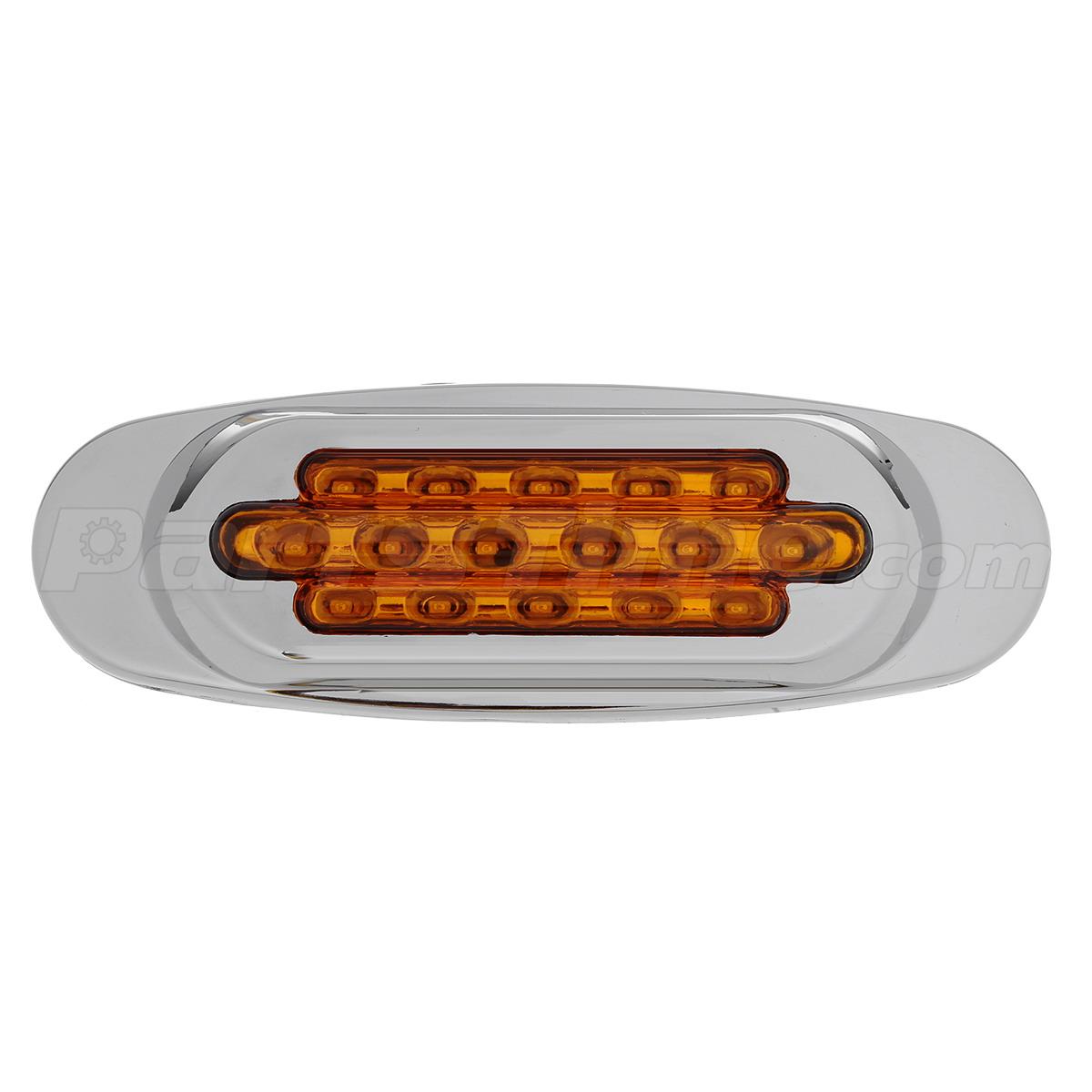 5pcs Amber Lens Led Marker Light Cab and Sleeper Kit For Kenworth w900